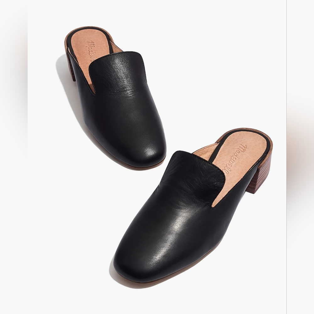 Madewell The Willa Loafer Mule black 7
